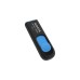 ADATA Dash Drive UV128 64 GB, USB-Stick(schwarz/blau, USB-A 3.2 Gen 1)