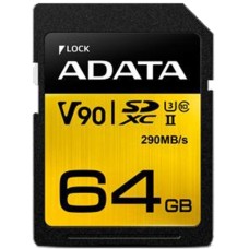 ADATA Premier One 64 GB SDXC, Speicherkarte(UHS-II U3, Class 10, V90)