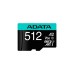 ADATA Premier Pro 512 GB microSDXC, Speicherkarte(UHS-I U3, Class 10, V30, A2)