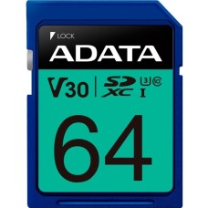 ADATA Premier Pro 64 GB SDXC, Speicherkarte(UHS-I U3, Class 10, V30)