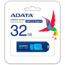 ADATA UC300 32 GB, USB-Stick(dunkelblau/hellblau, USB-C 3.2 Gen 1)