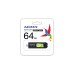 ADATA UC300 64 GB, USB-Stick(schwarz/grün, USB-C 3.2 Gen 1)