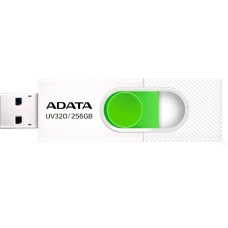 ADATA UV320 256 GB, USB-Stick(weiß/grün, USB-A 3.2 Gen 1)