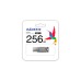 ADATA UV350 256 GB, USB-Stick(silber/metall, USB-A 3.2 Gen 1, Retail)