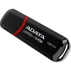 ADATADashDrive UV150 64 GB, USB-Stick(schwarz/rot, USB-A 3.2 Gen 1)