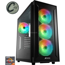 ALTERNATE x CHW Core + Gaming-PC • RTX 4070 SUPER • AMD Ryzen™ 7 7800X3D • 32 GB RAM(schwarz/transparent, ohne Betriebssystem)