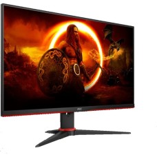 AOC 24G2SPAE/BK, Gaming-Monitor(60 cm (23.8 Zoll), schwarz/rot, FullHD, AMD Free-Sync Premium, 165Hz Panel)