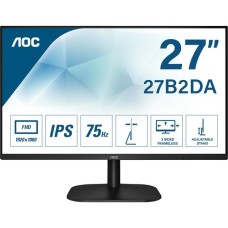 AOC 27B2DA, LED-Monitor(69 cm (27 Zoll), schwarz, FullHD, Adaptive-Sync, 75 Hz, Outlet)