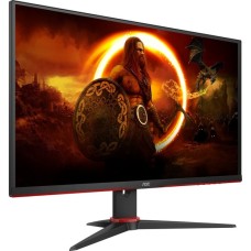 AOC 27G2SAE/BK, Gaming-Monitor(68.6 cm (27 Zoll), schwarz/rot, FullHD, VA, AMD Free-Sync, 165Hz Panel)