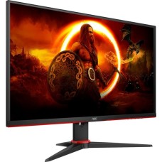 AOC 27G2SPAE, Gaming-Monitor(68 cm (27 Zoll), schwarz/rot, FullHD, IPS, Adaptive-Sync, 165Hz Panel)