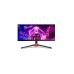 AOC AGON AG344UXM, Gaming-Monitor(87 cm (34 Zoll), schwarz/rot, WQHD, IPS, Adaptive-Sync, HDR, 170Hz Panel, Outlet)