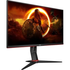 AOC Q27G2S/EU, Gaming-Monitor(69 cm (27 Zoll), schwarz/rot, QHD, IPS, Adpative-Sync, 165Hz Panel)