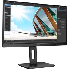 AOC U27P2CA, LED-Monitor(69 cm (27 Zoll), schwarz, UltraHD/4K, IPS, 60 Hz, HDMI)