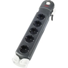 APC Essential SurgeArrest PL5B-DE, mit Schalter, Steckdosenleiste(anthrazit, 1,8 Meter Kabel, Überspannungsschutz)