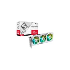 ASRock Radeon RX 7600 Steel Legend 8GB OC, Grafikkarte(RDNA 3, GDDR6, 3x DisplayPort, 1x HDMI 2.1)