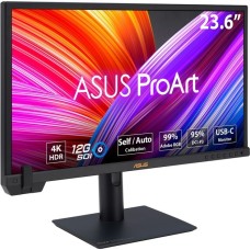 ASUS ProArt PA24US, LED-Monitor(59.94 cm (23.6 Zoll), schwarz, 4K UHD, IPS, HDMI, DisplayPort, USB-C, HDR, integriertes Farbmessgerät)