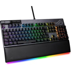 ASUS ROG Strix Flare II Animate, Gaming-Tastatur(schwarz, DE-Layout, ROG NX Red)