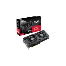 ASUS Radeon RX 7700 XT DUAL OC, Grafikkarte(RDNA 3, GDDR6, 3x DisplayPort, 1x HDMI 2.1)