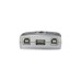ATEN 2-Port USB 2.0 Peripheral Switch US-221A, USB-Hub(silber/schwarz, ein USB-Gerät an 2 PCs)
