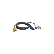 ATEN KVM Kabel 2L-5302UP(schwarz, 1,8 Meter)