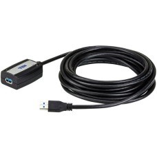 USB-A Buchse(schwarz, 5 Meter)