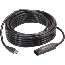 USB-A Buchse(schwarz, 10 Meter (Daisy-Chain-fähig))