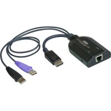 ATEN USB-DisplayPort-Virtual-Media-KVM-Adapter KA7169(schwarz, mit Chipkartenunterstützung)