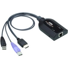 ATEN USB HDMI Virtual Media KVM Adapter KA7188(schwarz)