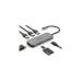 Acer Multi-Port Adapter, Dockingstation(silber, USB-C, HDMI, USB-A)
