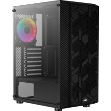 Aerocool Hive FRGB v3, Tower-Gehäuse(schwarz, Tempered Glass)