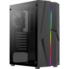 Aerocool Mecha v1, Tower-Gehäuse(schwarz, Tempered Glass)