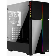 Aerocool Playa, Tower-Gehäuse(schwarz, Tempered Glass)