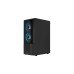 Aerocool Quantum-G-BK-v3, Tower-Gehäuse(schwarz/grau, Frontpanel aus Acryl, Seitenteil aus Tempered Glass)