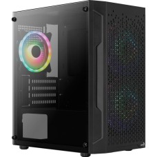 Aerocool Trinity Mini-G-BK-v2, Tower-Gehäuse(schwarz)