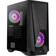 Aerocool Visor, Tower-Gehäuse(schwarz, Tempered Glass)