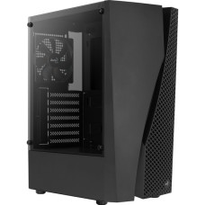 Aerocool Wave-G-BK-v1, Tower-Gehäuse(schwarz, Tempered Glass)