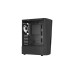 Aerocool Wave-G-BK-v3, Tower-Gehäuse(schwarz, Gehärtetes Glas)