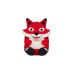 Affenzahn Großer Freund Fuchs , Rucksack(orange/schwarz, Alter 3-5 Jahre)