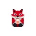Affenzahn Großer Freund Fuchs , Rucksack(orange/schwarz, Alter 3-5 Jahre)
