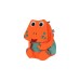 Affenzahn Großer Freund Krabbe Neon, Rucksack(orange/mint)