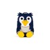 Affenzahn Großer Freund Pinguin, Rucksack(blau, Alter 3-5 Jahre)