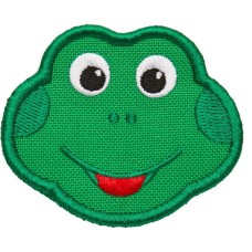 Affenzahn Klett-Badge Frosch, Patch(grün)