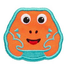 Affenzahn Klett-Badge Krabbe, Patch(orange)