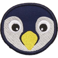 Affenzahn Klett-Badge Pinguin, Patch(blau/weiß)