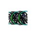 Alpenföhn Wing Boost 33er 140x140x25, Gehäuselüfter(schwarz, 3er Pack, inkl. Fernbedienung, RF-Empfänger, ARGB Splitter, PWM-Splitter)