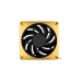 Alphacool Apex Stealth Metal 120mm Lüfter 2000rpm, Gehäuselüfter(gold/schwarz)
