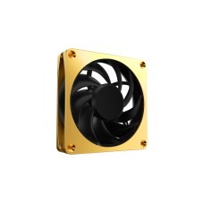 Alphacool Apex Stealth Metal Power 120mm Lüfter 3000rpm, Gehäuselüfter(gold/schwarz)