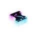 Alphacool Aurora GPX SLI Connector Dual X3 - Acryl - Digital RGB, Verbindung(transparent)