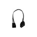 Alphacool Digital RGB LED Y-Kabel 3-fach mit JST Stecker(schwarz, 30cm)