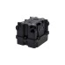Alphacool ES Reservoir 2U - DDC Version, Ausgleichsbehälter(schwarz, Pumpenkompatibilität: für DC-LT)